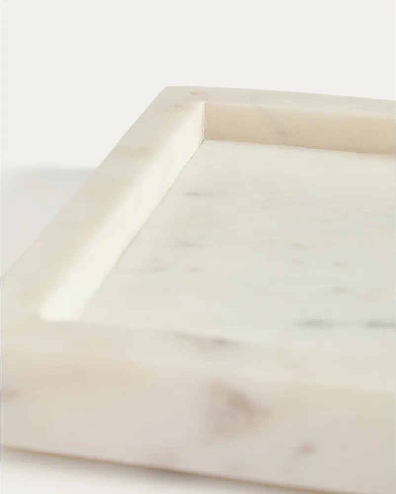 Márvány dekoratív tálca 18x18 cm Serela – Kave Home