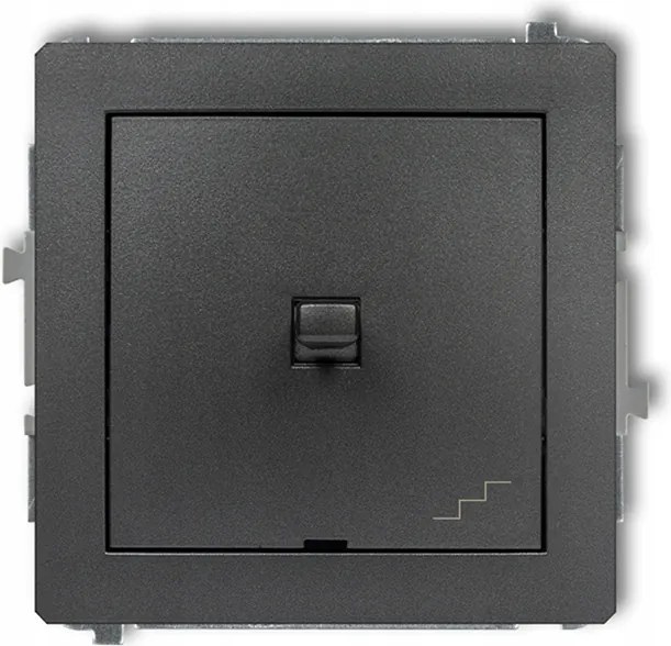 Karlik Deco Grafit Színű Lépcsőházi Kapcsoló 11DWPUS-3