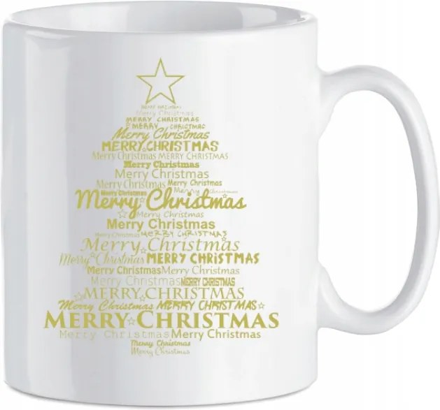 Karácsonyi Bögre Arany Karácsonyfa 330 ml