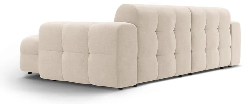 Bézs sarokkanapé (jobb oldali-heverő résszel) Kendal – Micadoni