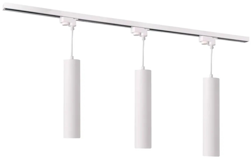 Csillár zsinóron sínrendszerhez MARIBEL 3xGU10/10W/230V + 1 m sín rendszer