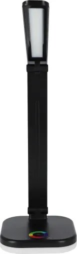 LED RGBW dimmelhető asztali lámpa vezeték nélküli töltéssel LED/7W/5V USB fekete