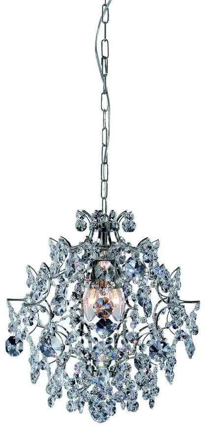 Markslöjd 100525 - Kristály csillár láncon ROSENDAL 3xE14/40W/230V