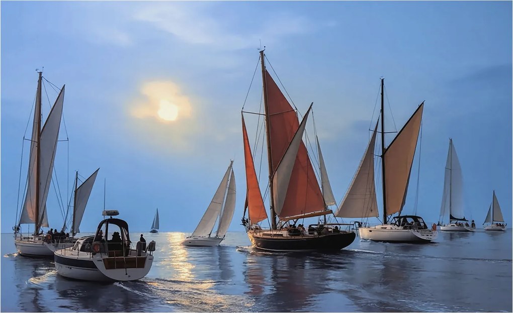 Tapéta Flizelin Falfestmény Prémium Vitorlás kaland 416x254 Ragasztó