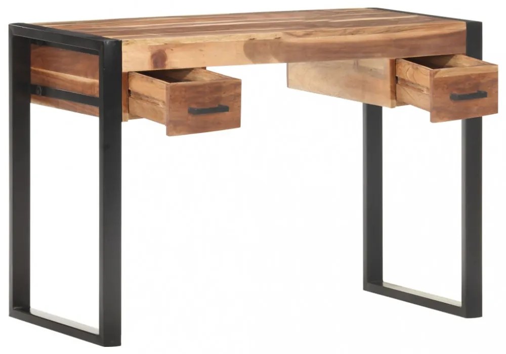 tömör fa íróasztal 110 x 50 x 76 cm