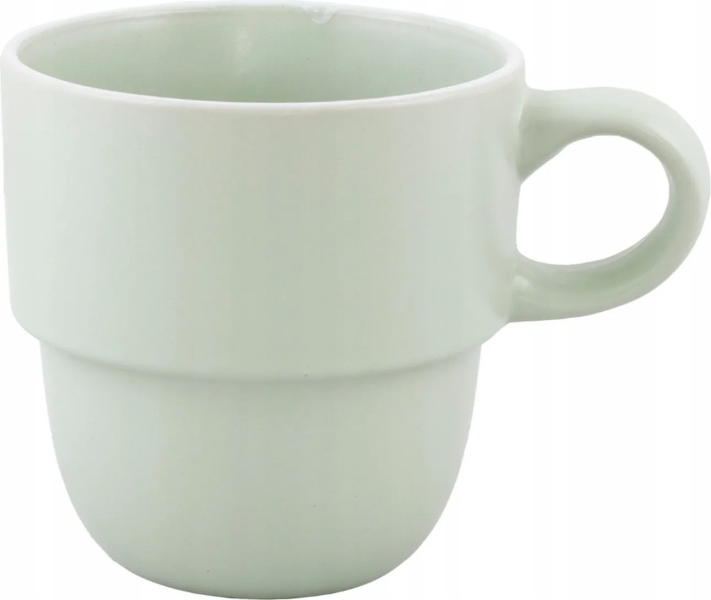 Kerámia Bögre menta színű 360ml skandináv teás kávéhoz