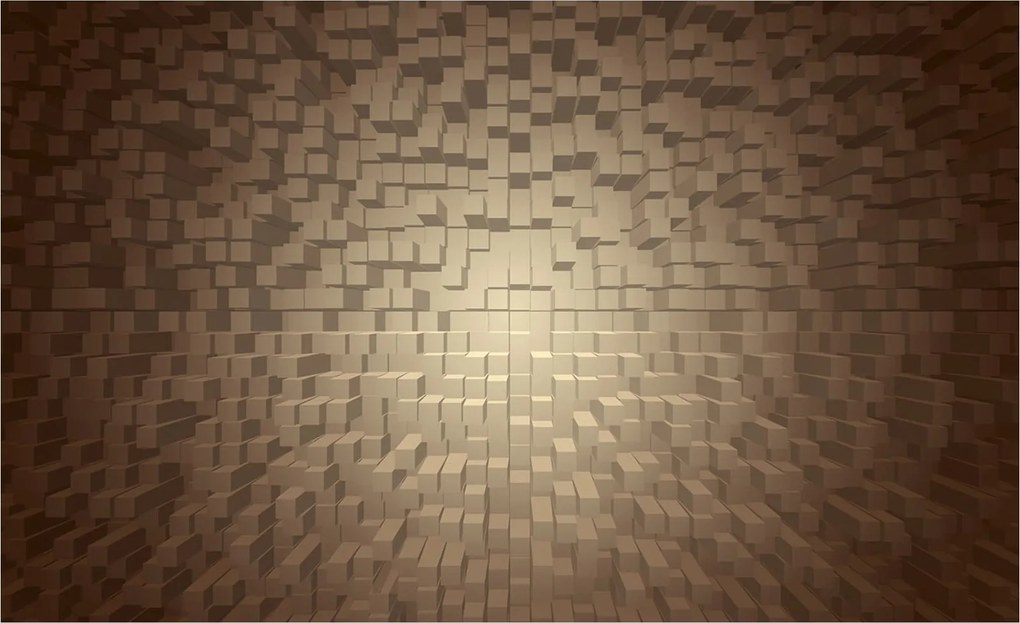 Flizelin fotótapéta Téglalap absztrakt bézs barna 250x175 +ragasztó