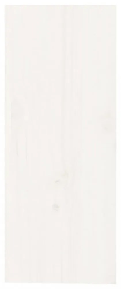 fehér tömör fenyőfa borszekrény 62 x 25 x 62 cm