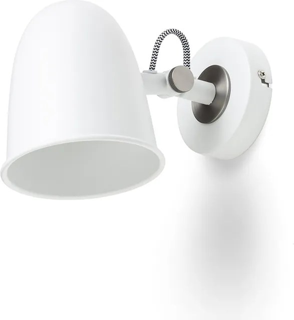 RENDL DANNY fali lámpa fehér matt nikkel 230V LED E14 5W