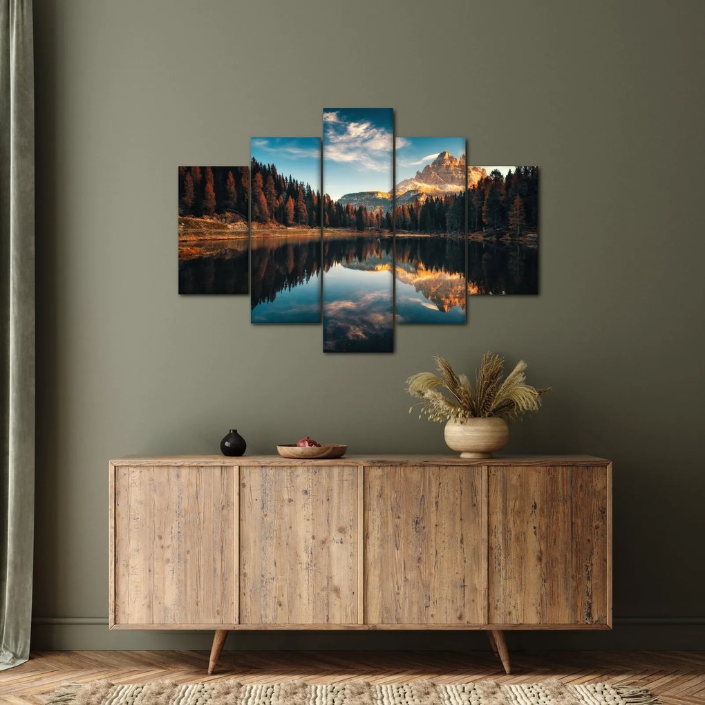 Kép - alpesi, olaszország, dolomitok, Antorno (150x105 cm)