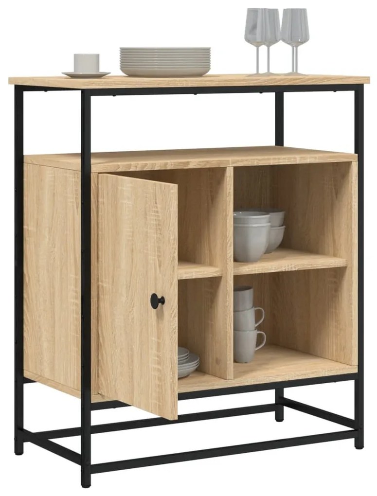 sonoma tölgyfa tálalószekrény 69 x 35 x 80 cm