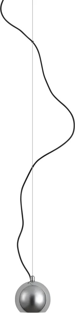 Design hanglamp chroom voor railsysteem 1-fase - Slimline Sara