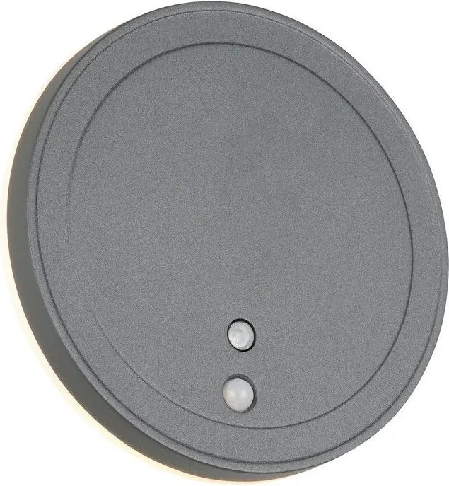TRIO R23056142 FORTALEZA Fali Lámpa Mozgásérzékelővel Antracit LED IP44