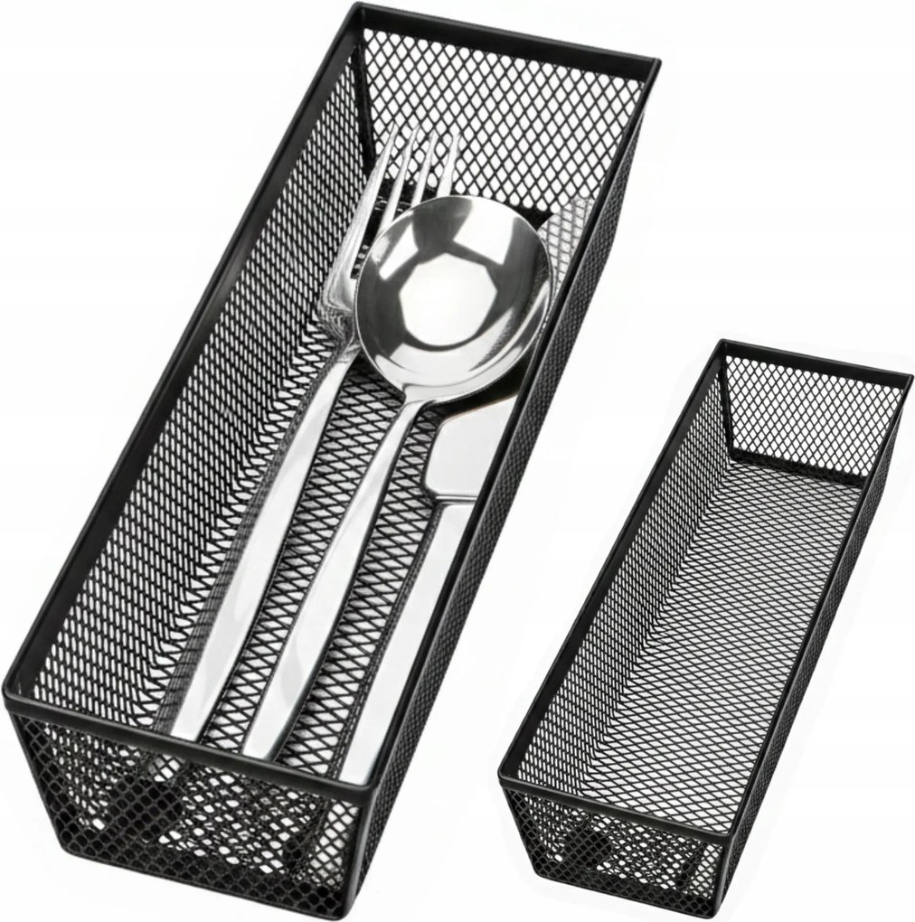 Evőeszköztartó Kosár Asztal Kosár Fiók Rendszerező Fém Tároló