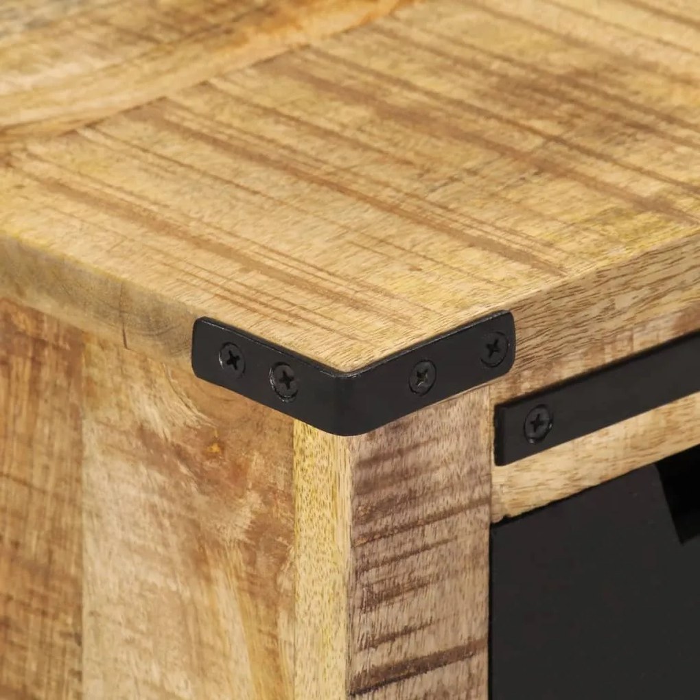 tömör mangófa tálalószekrény 2 fiókkal 55 x 35 x 60 cm