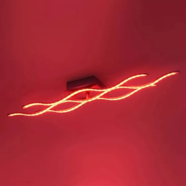 JUST LIGHT. 16266-55 -LED RGB Dimmelhető mennyezeti lámpa LOLA WAVE LED/30W/230V + távirányító