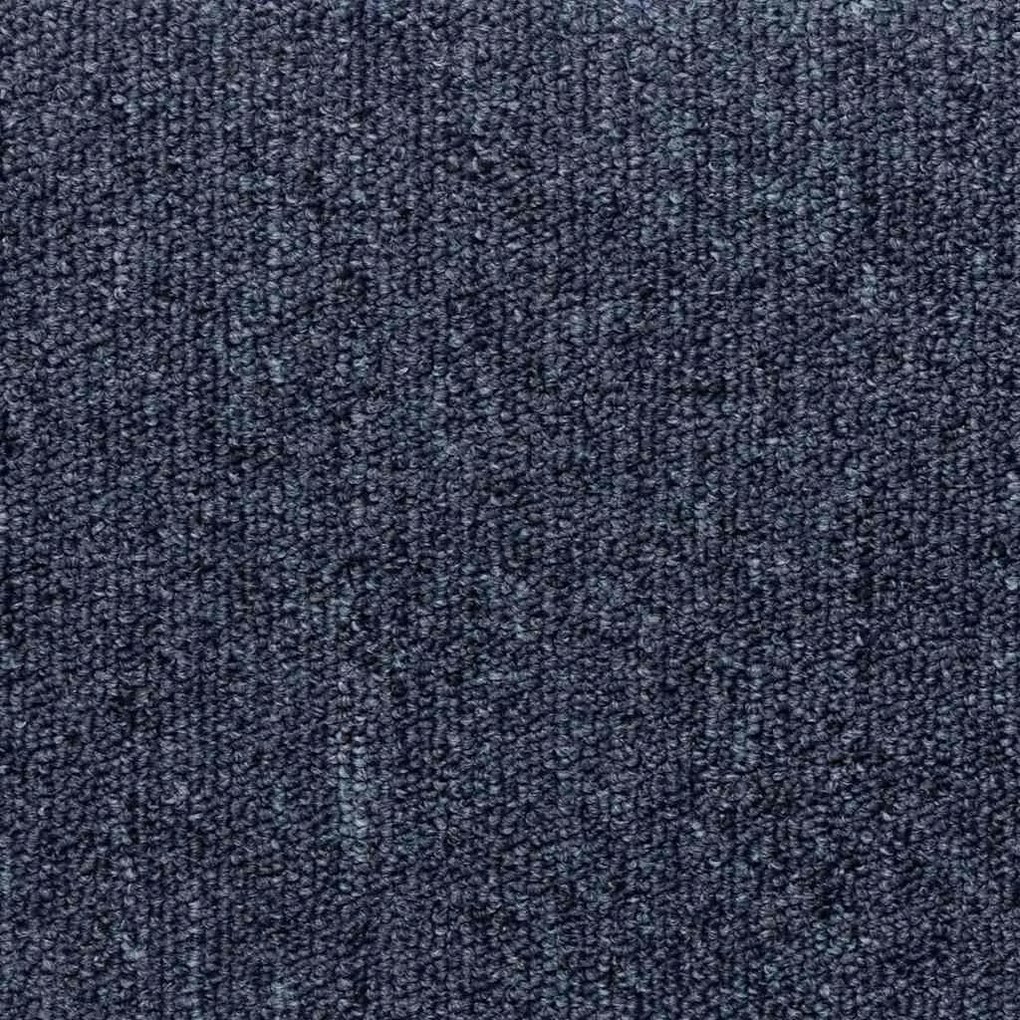 30 db sötétszürke és kék lépcsőszőnyeg, téglalap alakú széllel, 65 x 21 x 4 cm
