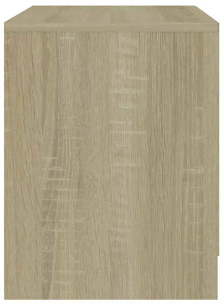 2 db sonoma tölgy szerelt fa éjjeliszekrény 45x34,5x44,5 cm
