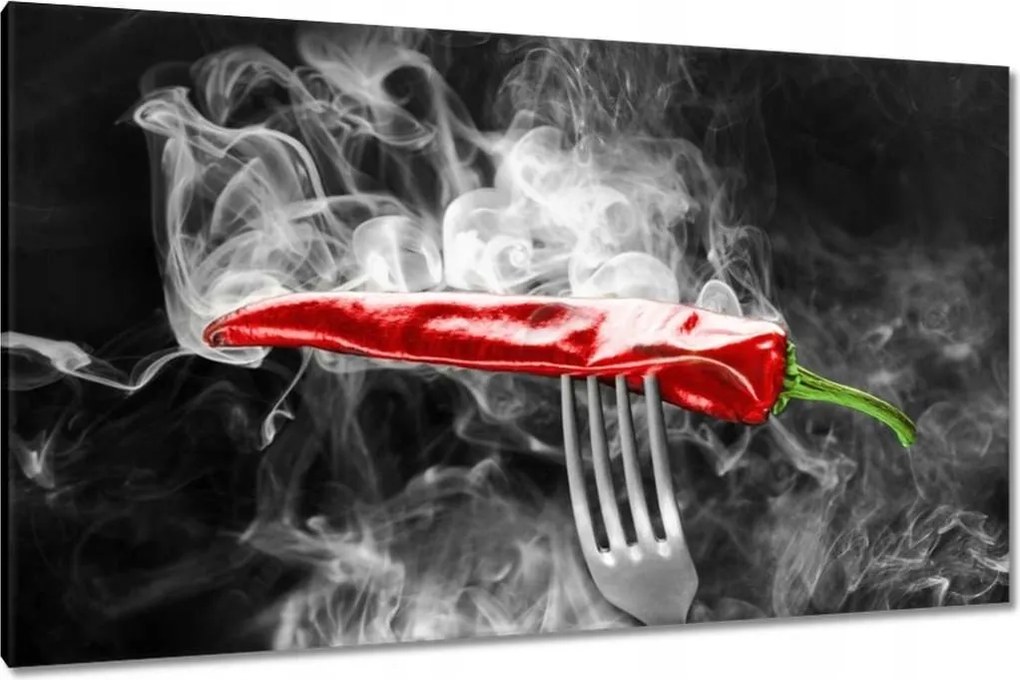 Vászonkép 120x70 Chili paprika villa