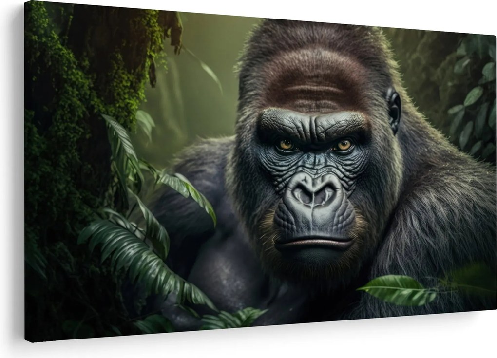 Kép - Egy gorilla portréja (90x60 cm)
