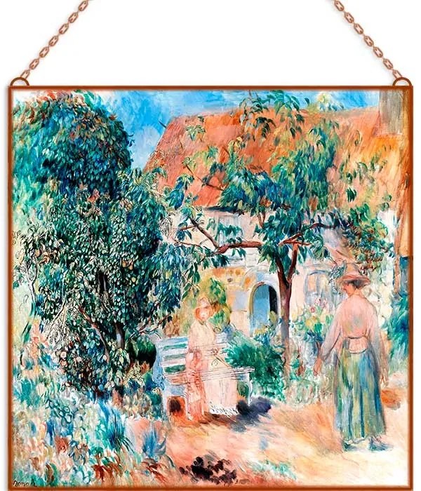 Renoir-Garden in Bretagne üvegkép, falikép