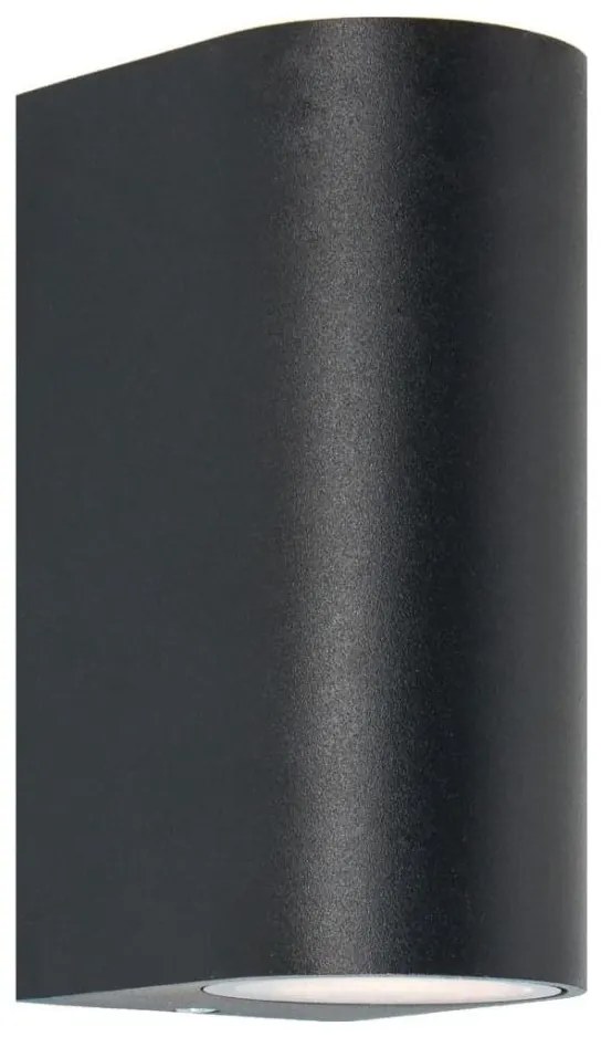 Zuma Line Zuma Line SJ20210-2W- Kültéri fali lámpa HARMONIA 2xGU10/35W/230V IP44 fekete ZL0810