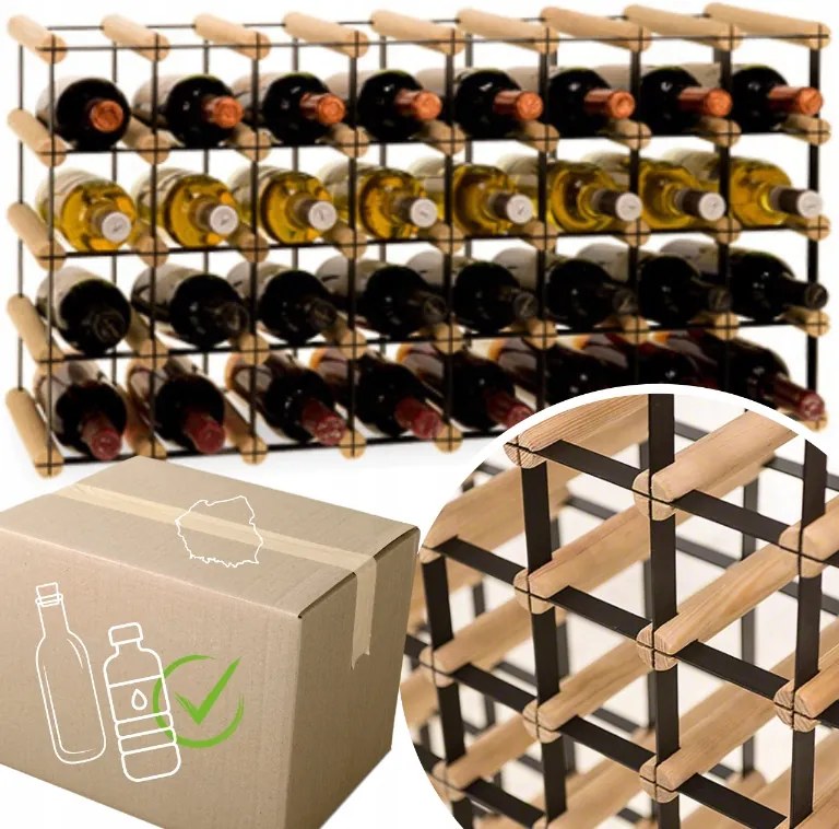 Bortartó állvány bortartó állvány Pet palacktartó szekrény nagy 32cipő Eko