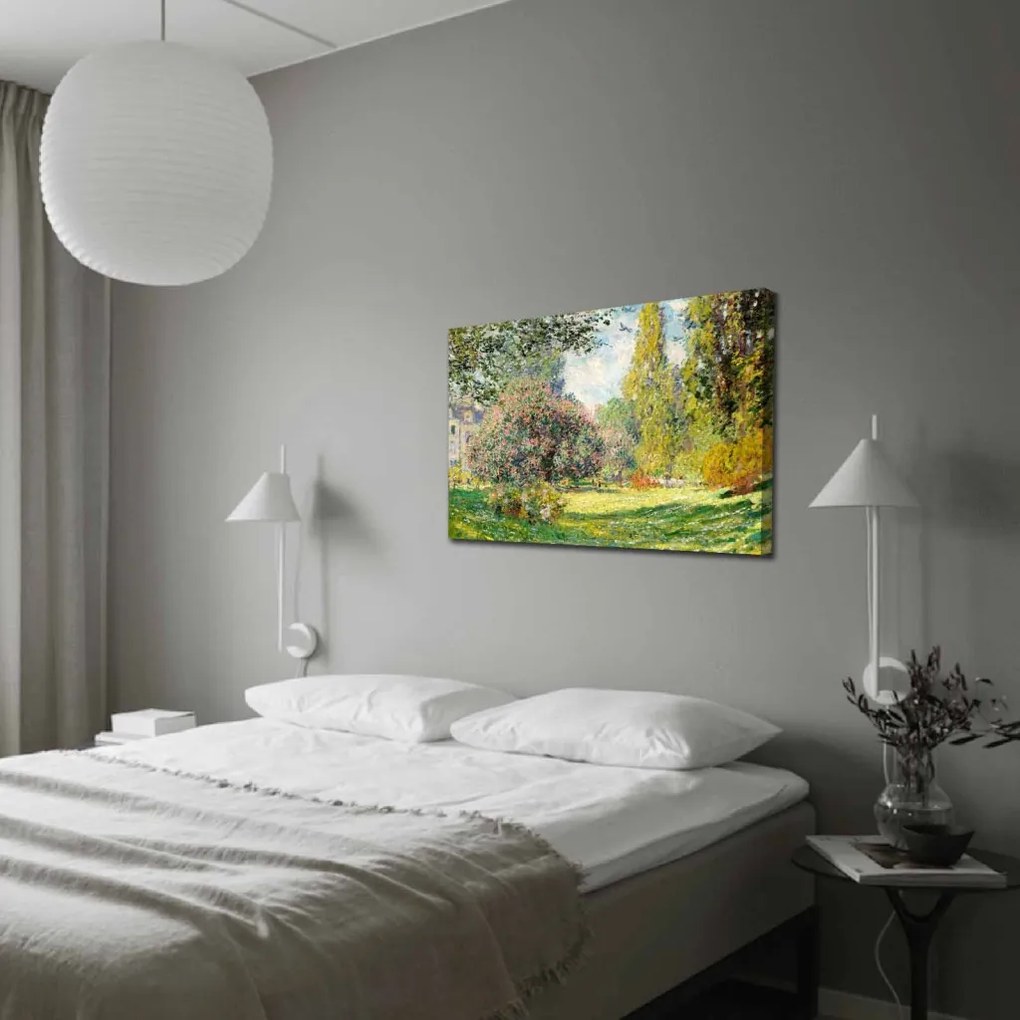 70100FAMOUSART-019 Monet velúr vászonkép, 70 x 100 cm