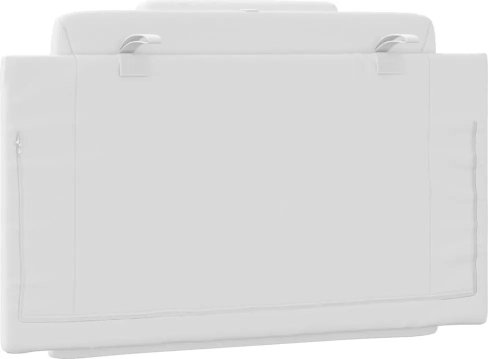 fehér műbőr fejtámla párna Viana 90 cm