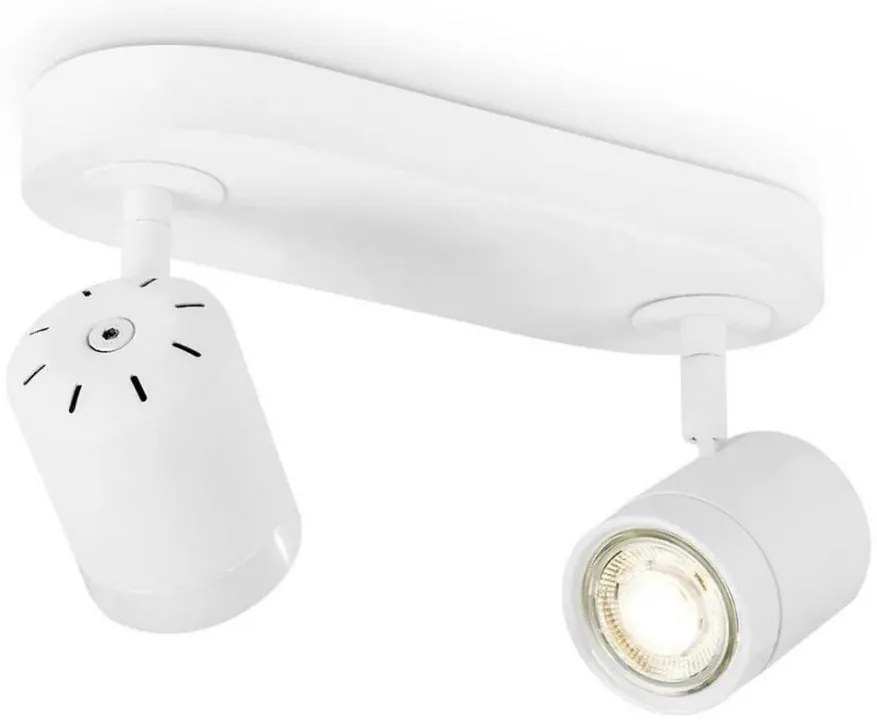 LED állítható spotlámpa MANU 2xGU10/5,8W/230V fehér