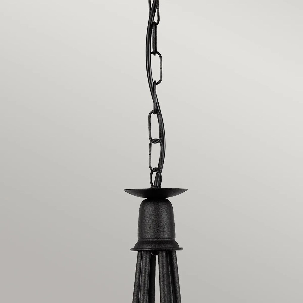 Elstead klasszikus csillár minster fekete elsmn6-black