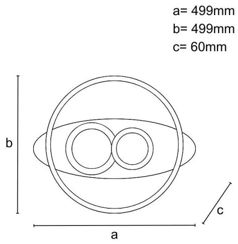 LED dimmelhető mennyezeti lámpatest LED/105W/230V 3000-6500K + távirányító
