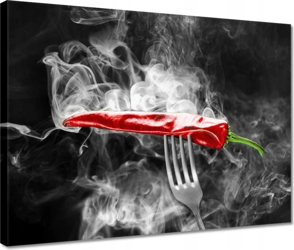 Vászonkép 40x30 Chili paprika villa