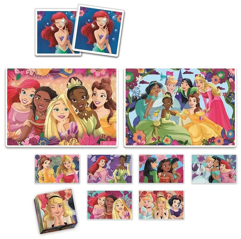 Disney Hercegnők Bonding 4 az 1-ben játékgyűjtemény Clementoni