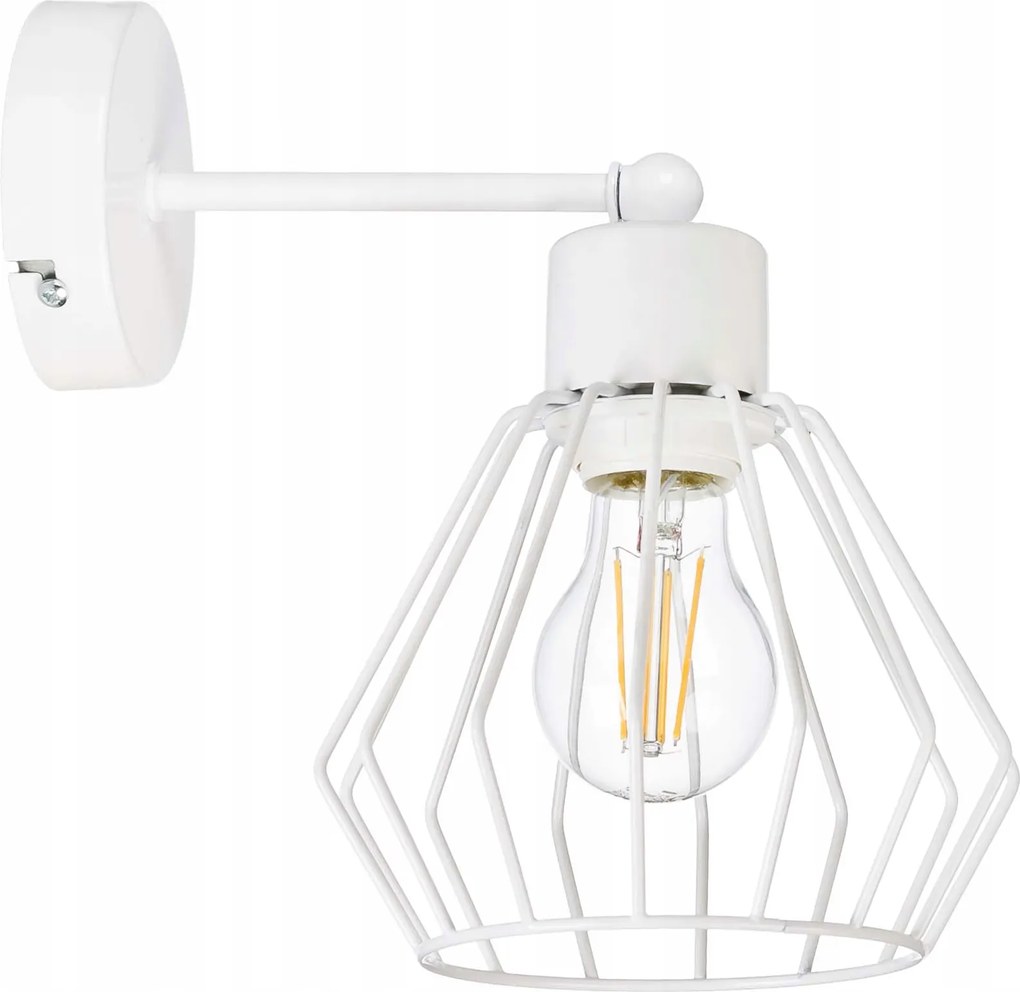 Fali Lámpa E27 fali fix loft drót Gyémánt