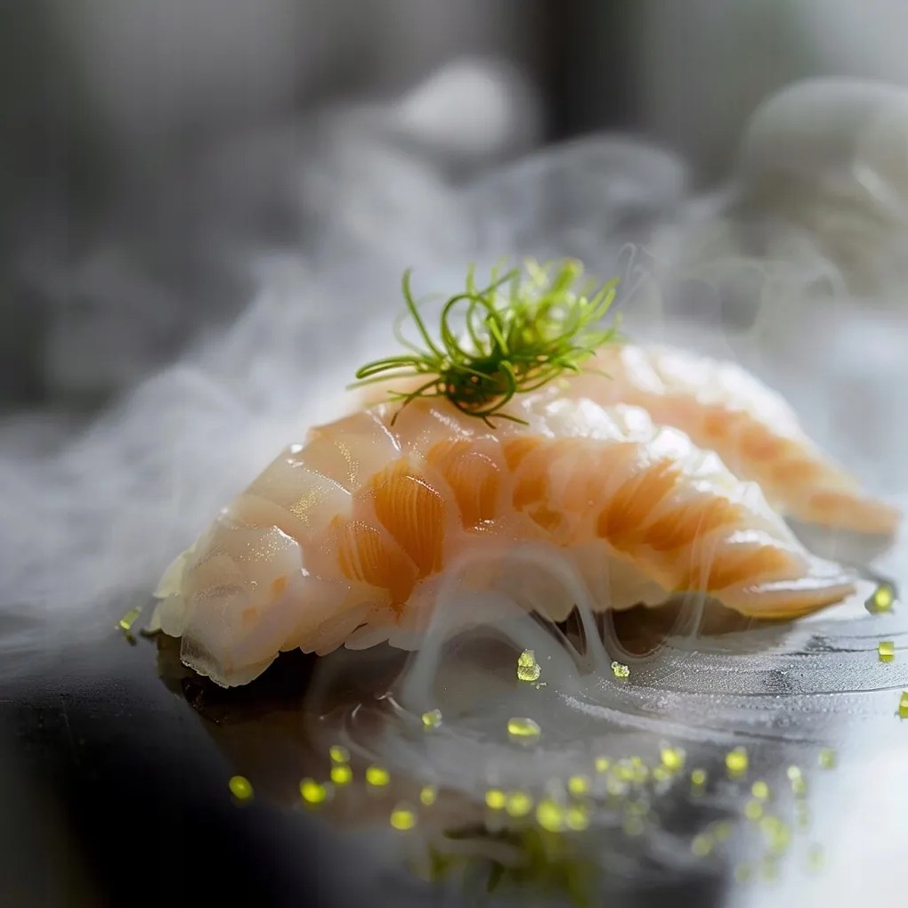 Vászonkép Canvas Konyha Étel Japán Ázsia Sushi Rizs Hal 80x80