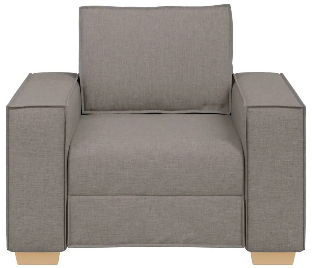bézs szövet kanapéfotel 60 cm