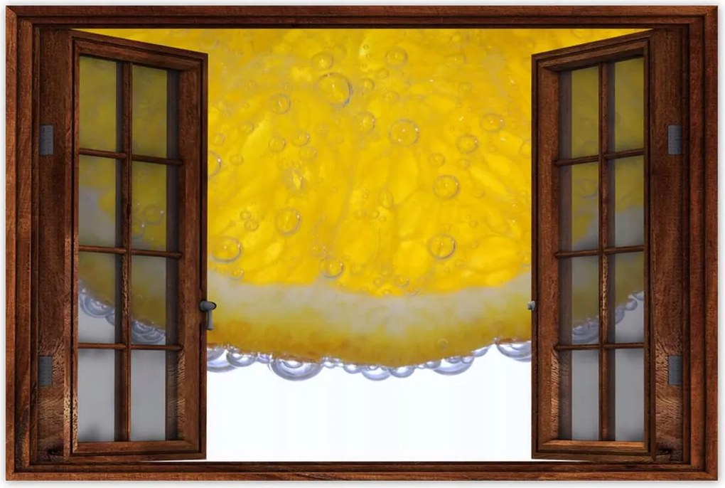 Poszterek 90x60 Citrom a vízben