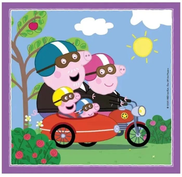 Peppa malac Relaxing 3x48 db-os puzzle Clementoni