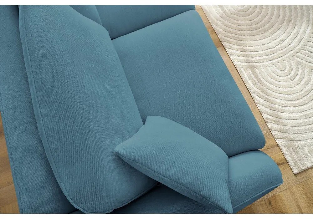 Kék kinyitható kanapé 235 cm Cezanne – Bobochic Paris