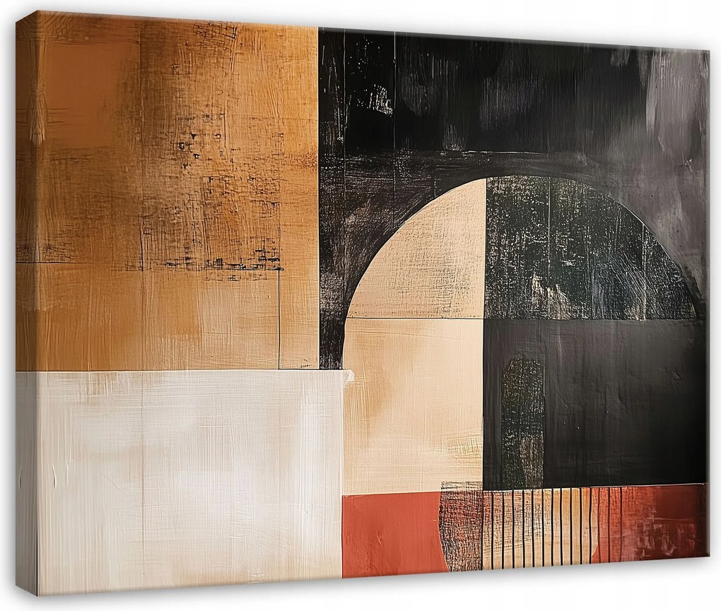 Vászonkép Absztrakt Pop Art Fekete Hálószoba Nappali Konyha 60x40