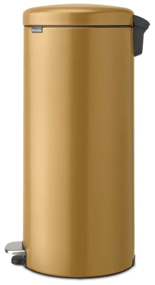 Aranyszínű acél pedálos szemetes 30 l NewIcon – Brabantia