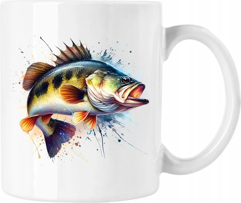 Bögre Halak Horgász Horgászat 35 Fehér 330ml