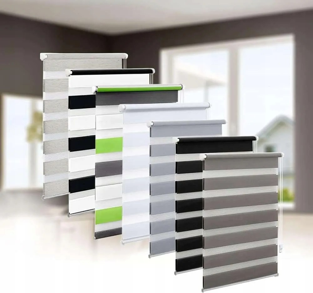 Roló ablak sötétítő nappali éjszakai fúrás nélkül szürke 60x220 cm