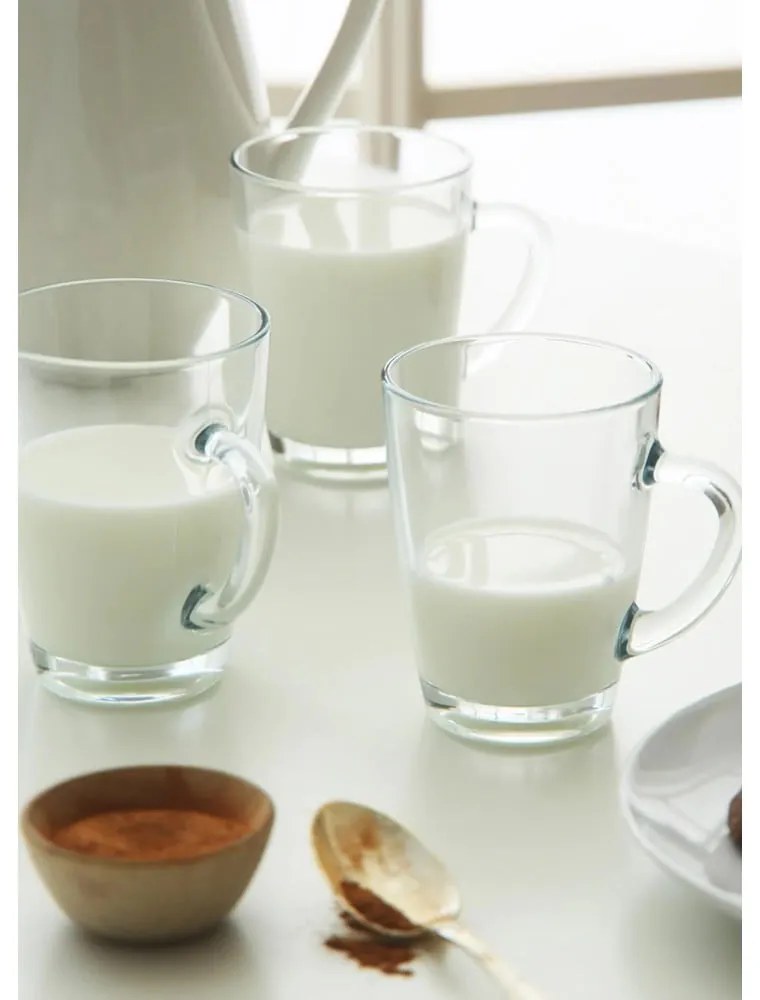 Üveg bögre szett 6 db-os 300 ml – Hermia