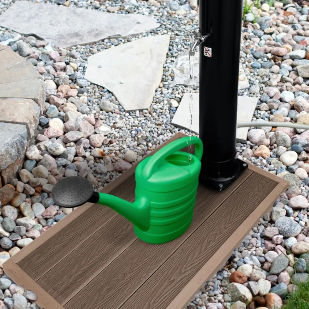 KARIBIK napelemes zuhany, 35l, fekete Jurhan