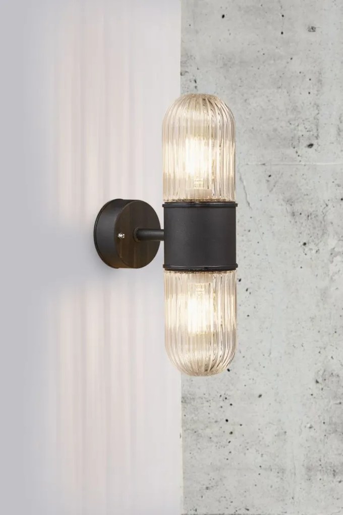NORDLUX 2115301003 KONYO Modern Kültéri Fali Lámpa Fekete E27 IP54