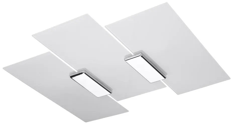 Sollux SL.0198 - Mennyezeti lámpa FABIANO 3xE27/60W/230V fehér/króm