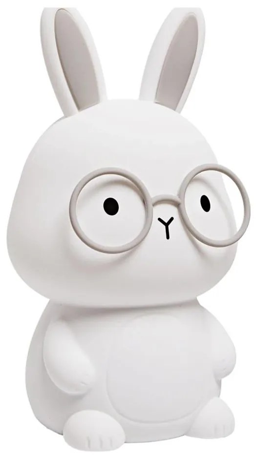 LED RGBW Dimmelhető gyermek érintős lámpa FLORKA LED/1W/5V USB 1200 mAh szürke