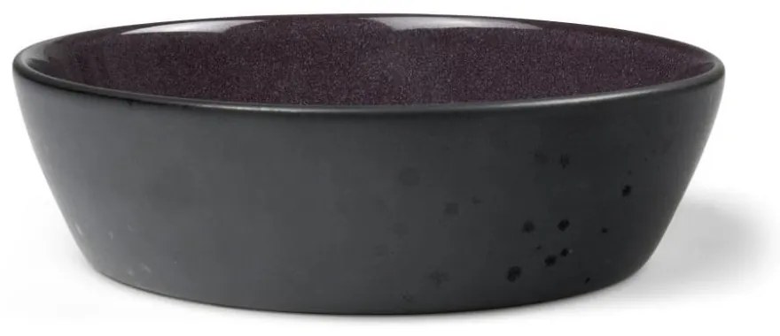 Fekete-lila kőedény tálka Gastro Black/Purple – Bitz